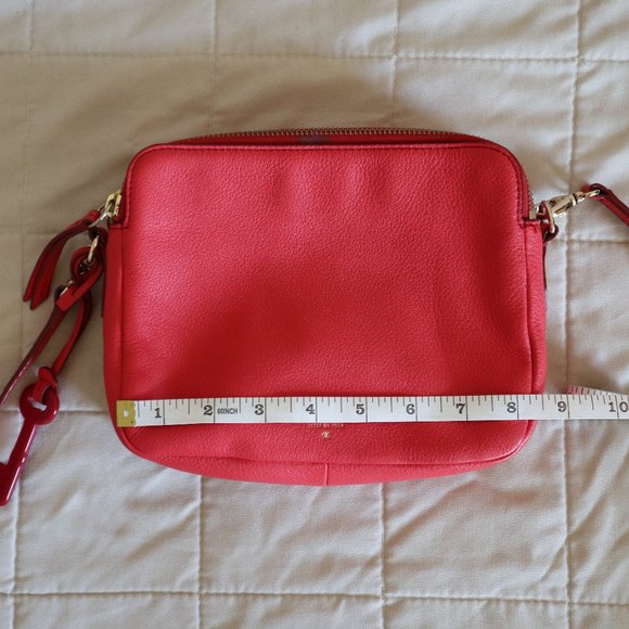 Poppy Red Fossil Crossbody Purse - Picture 3 of 16